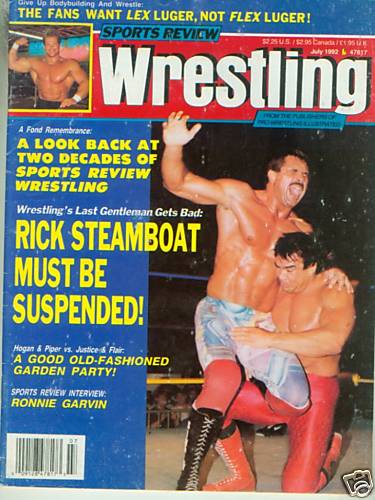 Sports Review Wrestling July 1992 Magazine PWcatalog