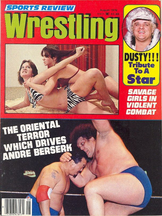 Sports Review Wrestling August 1978 Magazine PWcatalog