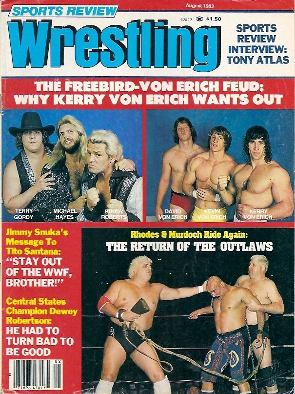 Sports Review Wrestling August 1983 Magazine PWcatalog