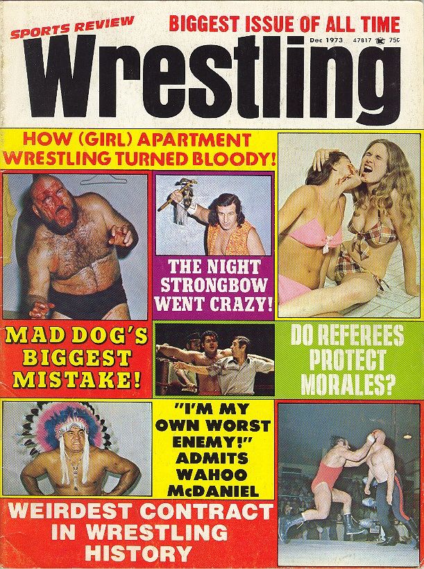 Sports Review Wrestling December 1973 Magazine PWcatalog