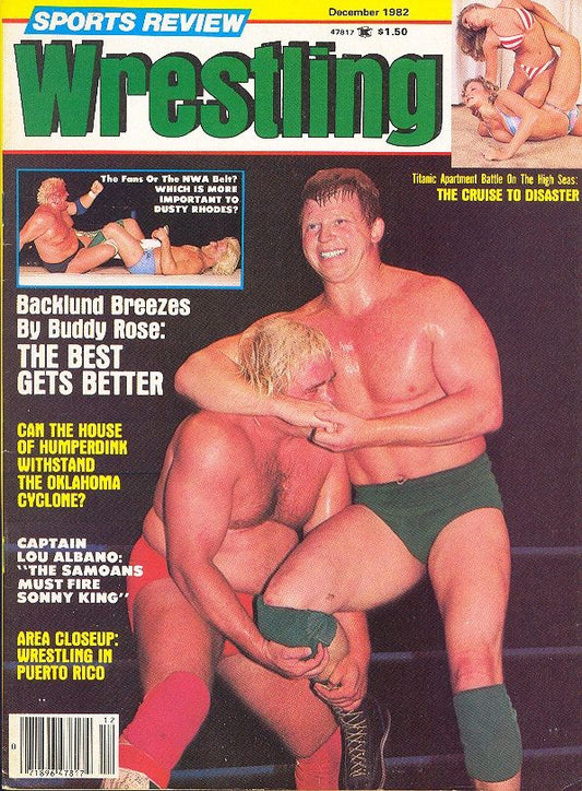 Sports Review Wrestling December 1982 Magazine PWcatalog