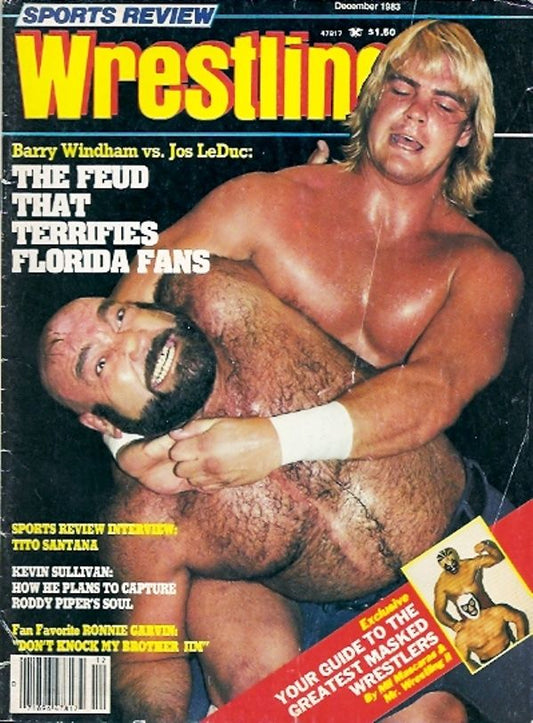 Sports Review Wrestling December 1983 Magazine PWcatalog
