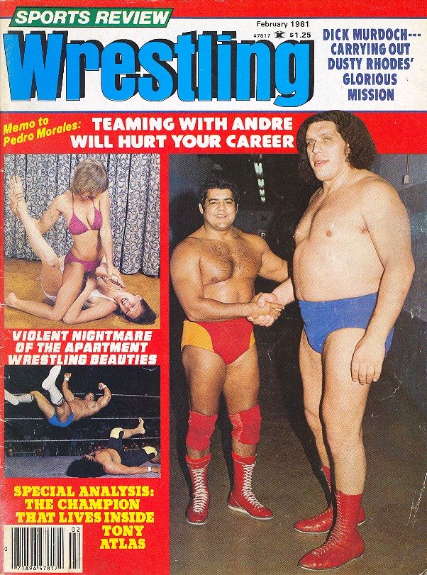 Sports Review Wrestling February 1981 Magazine PWcatalog