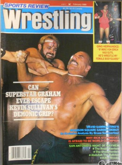 Sports Review Wrestling February 1985 Magazine PWcatalog