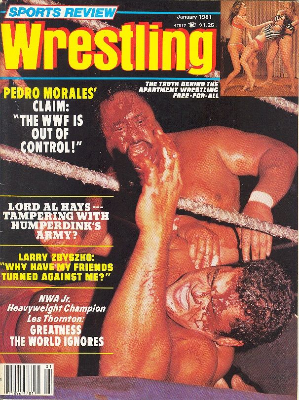 Sports Review Wrestling January 1981 Magazine PWcatalog