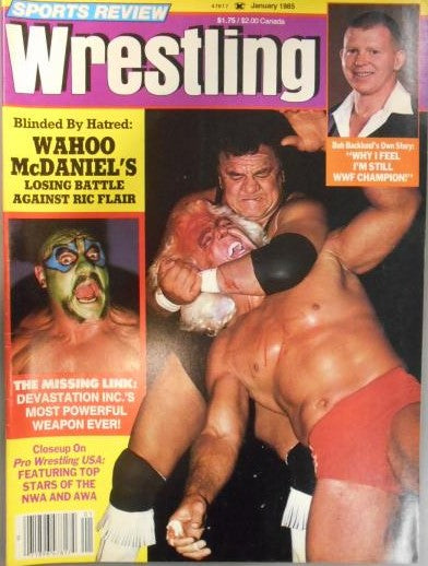 Sports Review Wrestling January 1985 Magazine PWcatalog