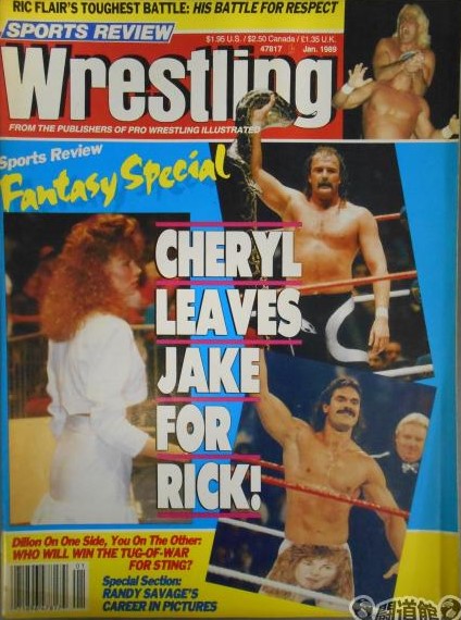 Sports Review Wrestling January 1989 Magazine PWcatalog