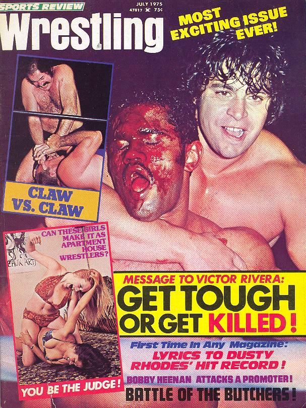 Sports Review Wrestling July 1975 Magazine PWcatalog