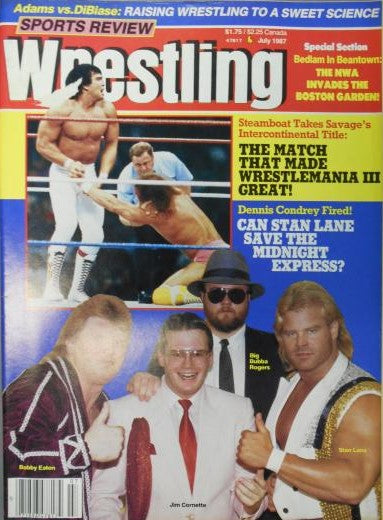 Sports Review Wrestling July 1987 Magazine PWcatalog