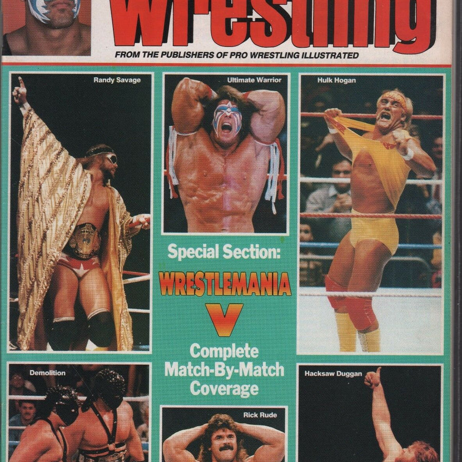 Sports Review Wrestling July 1989 Magazine PWcatalog