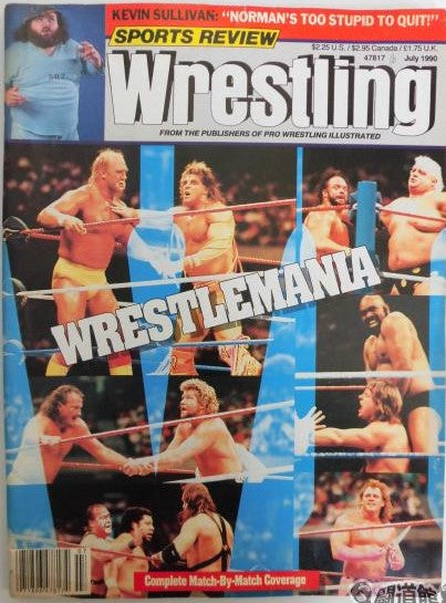 Sports Review Wrestling July 1990 Magazine PWcatalog