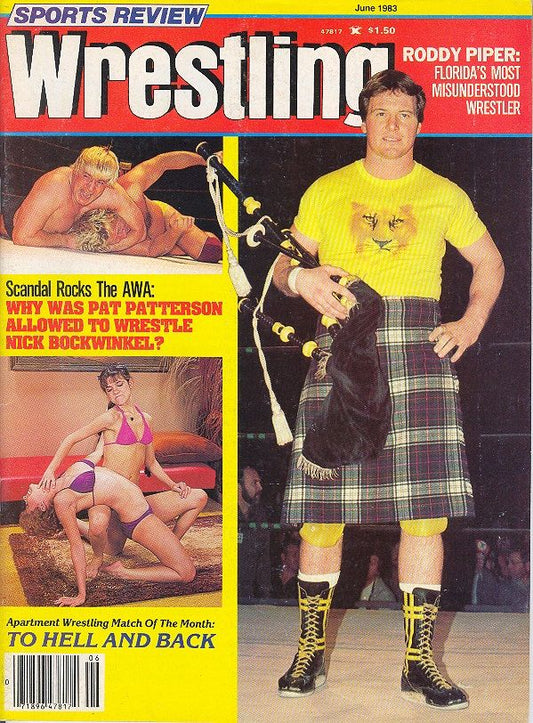 Sports Review Wrestling June 1983 Magazine PWcatalog