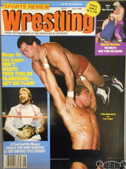 Sports Review Wrestling June 1988 Magazine PWcatalog