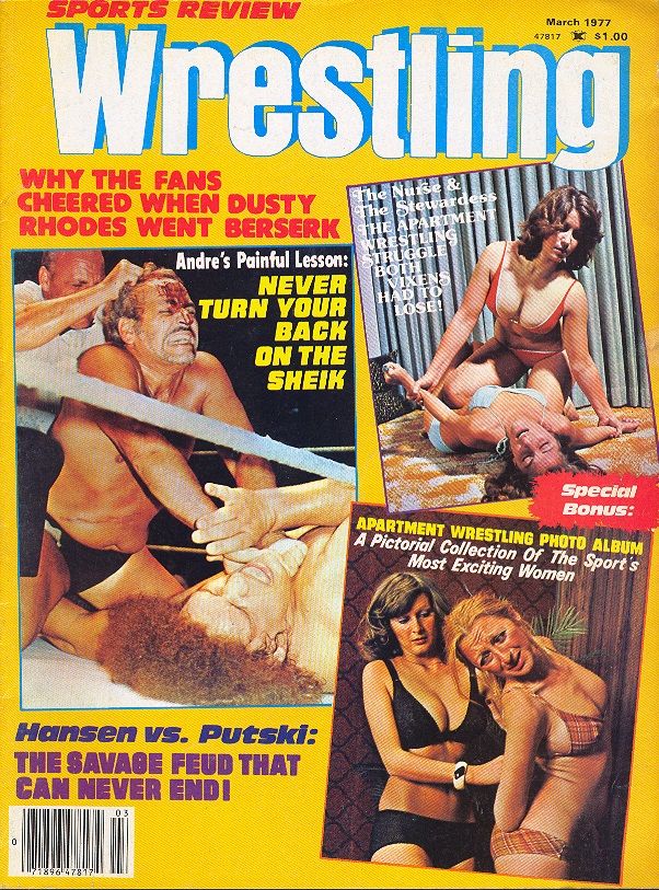 Sports Review Wrestling March 1977 Magazine PWcatalog