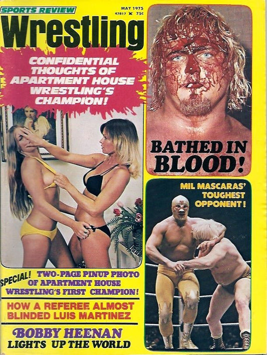 Sports Review Wrestling May 1975 Magazine PWcatalog