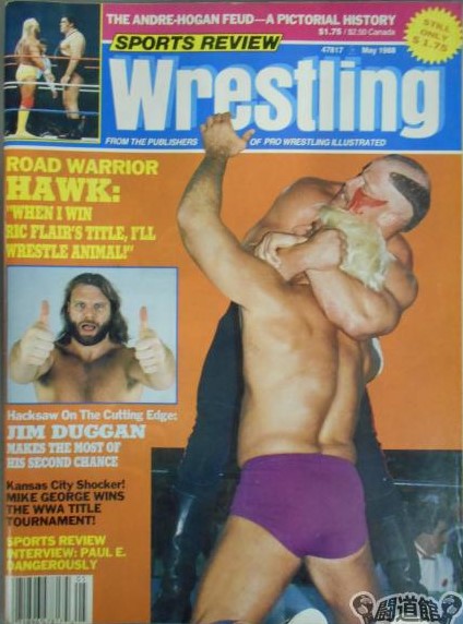 Sports Review Wrestling May 1988 Magazine PWcatalog