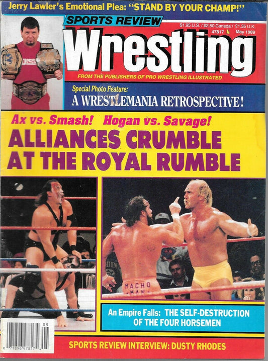 Sports Review Wrestling May 1989 Magazine PWcatalog