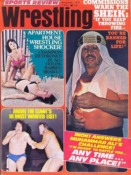 Sports Review Wrestling November 1975 - image 2
