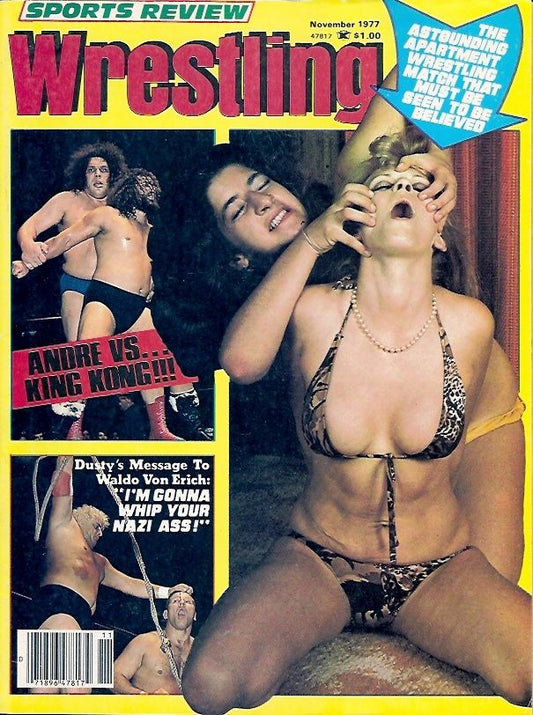 Sports Review Wrestling November 1977 Magazine PWcatalog