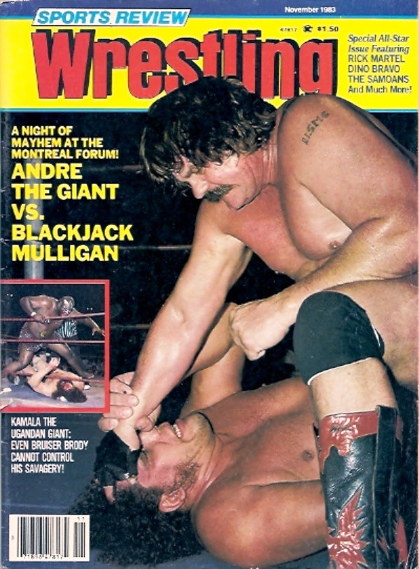 Sports Review Wrestling November 1983 Magazine PWcatalog