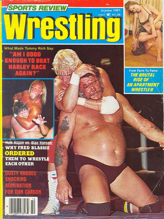 Sports Review Wrestling  October 1981
