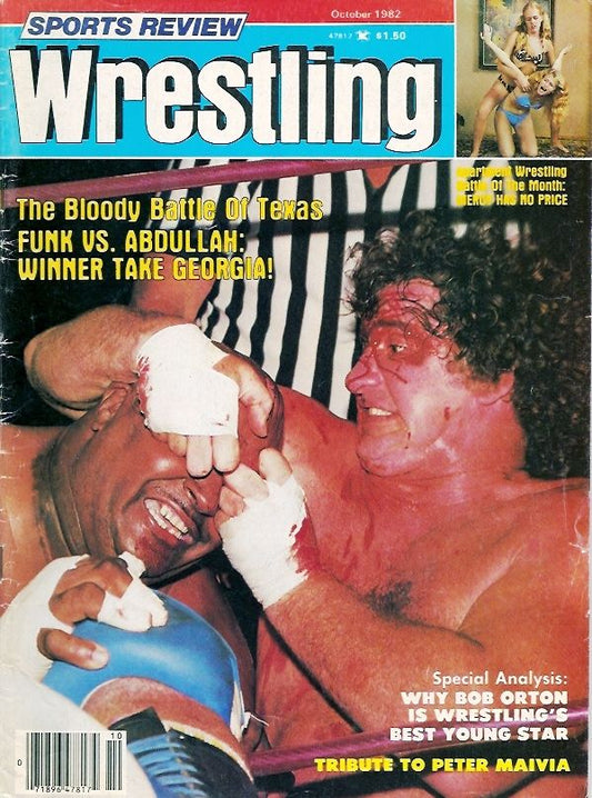 Sports Review Wrestling  October 1982