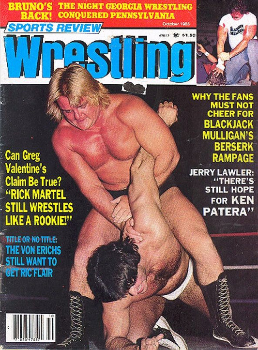 Sports Review Wrestling October 1983 Magazine PWcatalog