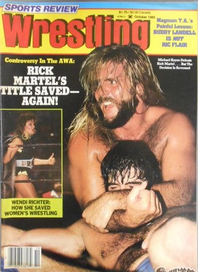 Sports Review Wrestling  October 1985