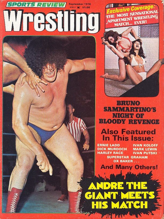 Sports Review Wrestling September 1976 Magazine PWcatalog