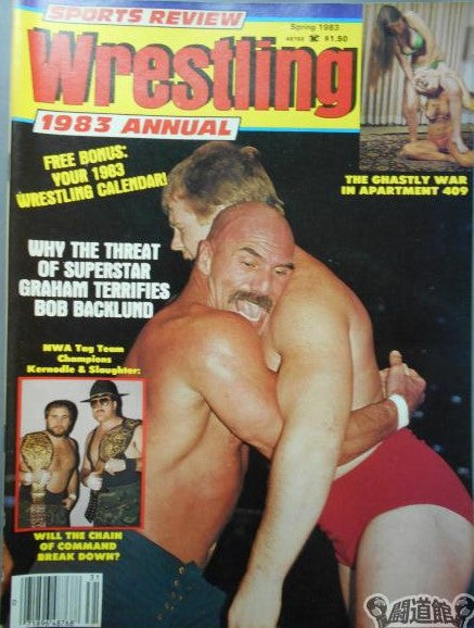 Sports Review Wrestling Spring 1983 Magazine PWcatalog