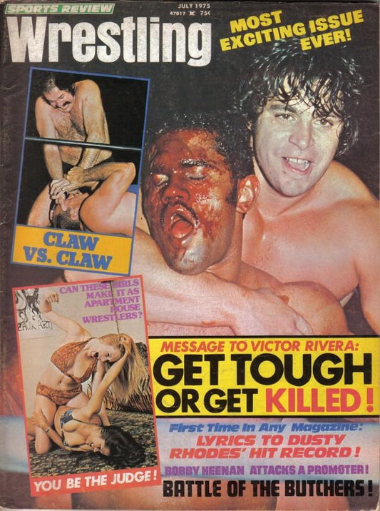 Sports Review Wrestling July 1975 Magazine PWcatalog