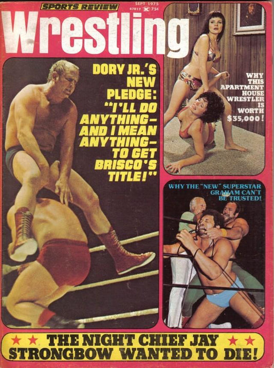 Sports Review Wrestling September 1975 Magazine PWcatalog