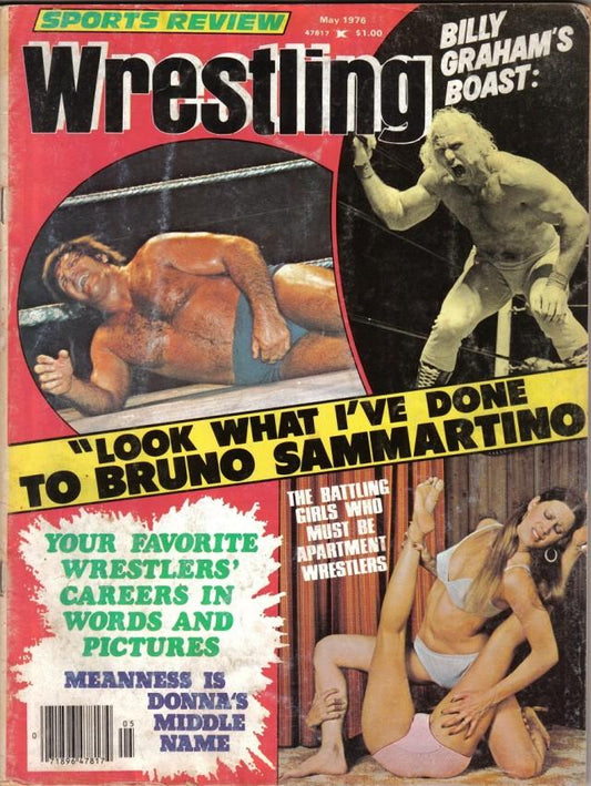 Sports Review Wrestling May 1976 Magazine PWcatalog
