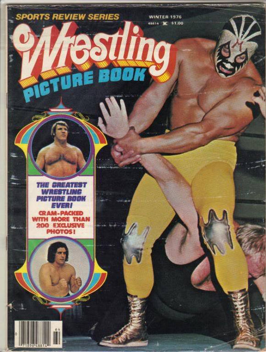 Sports Review Wrestling Picture Book 1976 Magazine PWcatalog