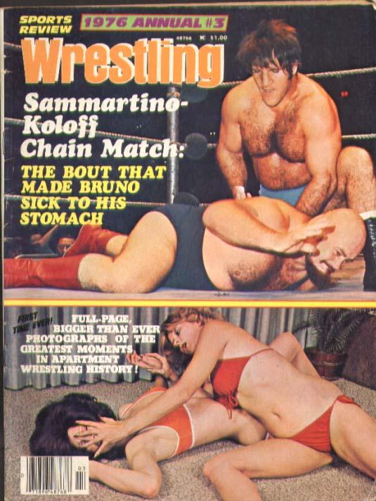 Sports Review Wrestling 1976 Magazine PWcatalog