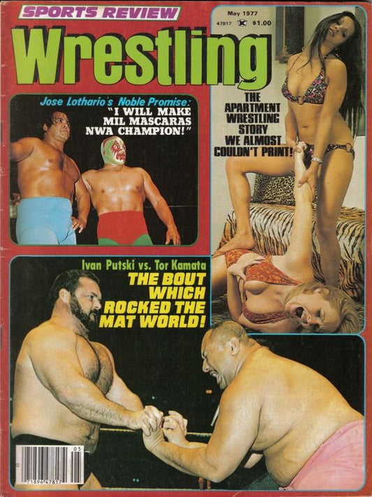 Sports Review Wrestling May 1977 Magazine PWcatalog