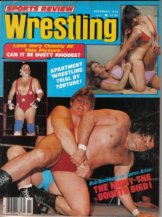 Sports Review Wrestling November 1978 Magazine PWcatalog