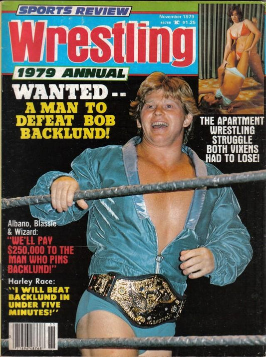 Sports Review Wrestling 1979 Magazine PWcatalog
