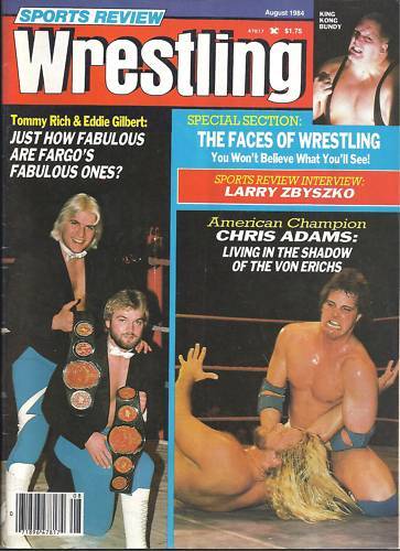 Sports Review Wrestling August 1984 Magazine PWcatalog