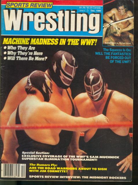 Sports Review Wrestling 1986 Magazine PWcatalog