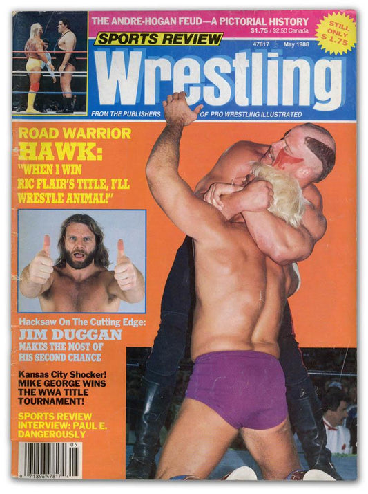 Sports Review Wrestling May 1988 Magazine PWcatalog