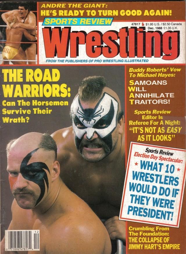 Sports Review Wrestling December 1988 Magazine PWcatalog