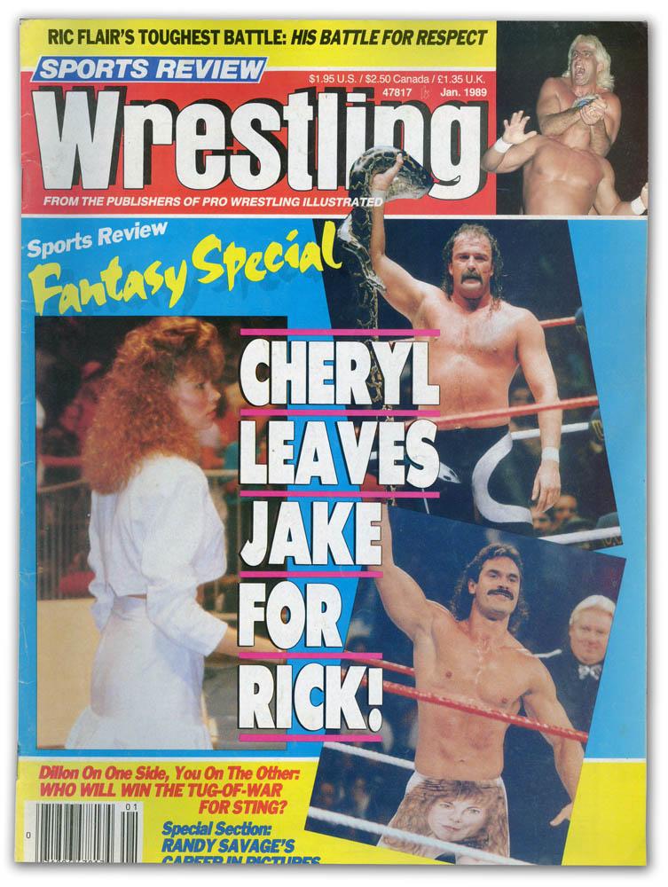 Sports Review Wrestling January 1989 Magazine PWcatalog