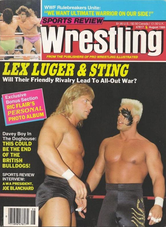 Sports Review Wrestling August 1989 Magazine PWcatalog