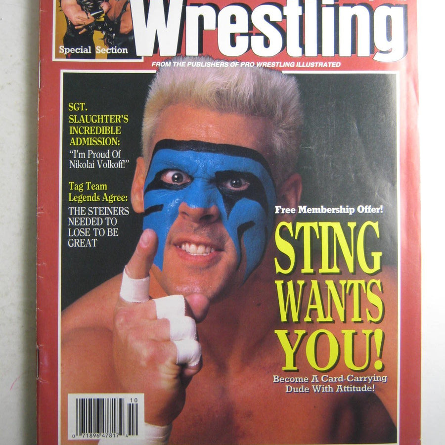 Sports Review Wrestling October 1990 Magazine PWcatalog