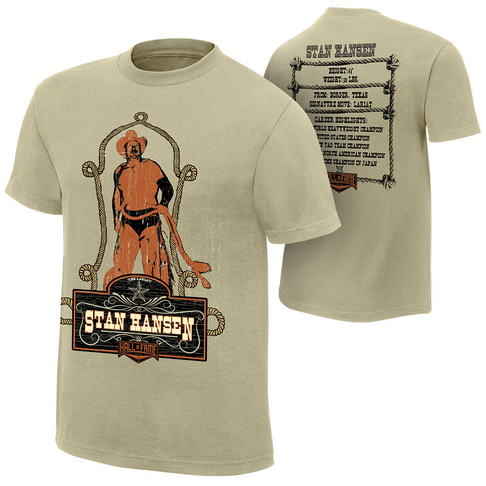 Stan Hansen Hall of Fame 2016 T-Shirt Pwcatalog