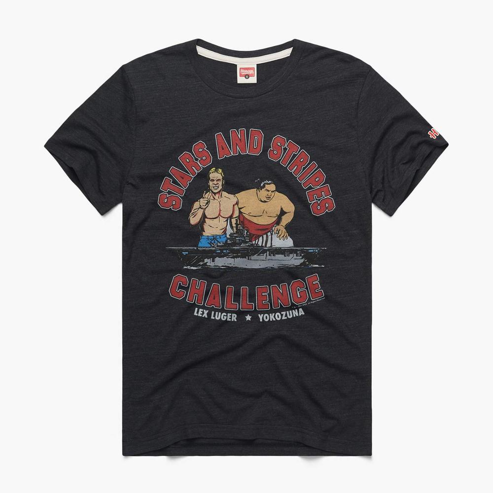 Stars and Stripes Challenge Homage T-Shirt Pwcatalog