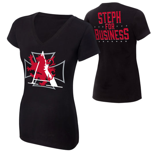 Stephanie McMahon Steph For Business Women's V-Neck T-Shirt