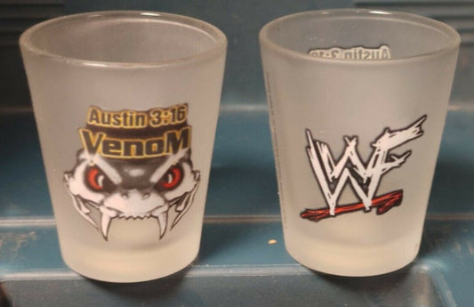 WWF Steve Austin 3:16 Venom shot glass