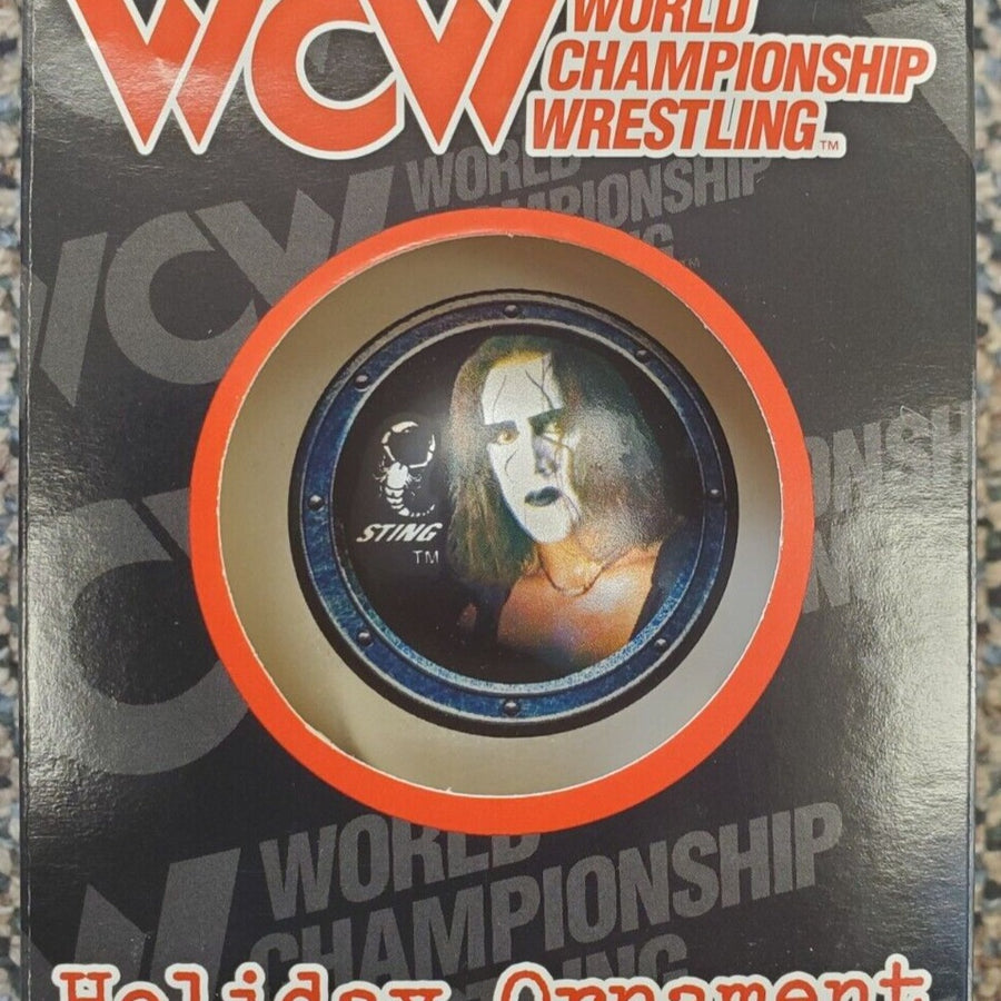 Sting Christmas Ornament WCW 1998 Pwcatalog
